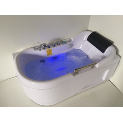 Wanna łazienkowa SPA z hydromasażem MO-1683 1-osobowa 140x87x67cm PRAWA