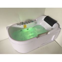 Wanna łazienkowa SPA z hydromasażem MO-1683 1-osobowa 140x87x67cm PRAWA